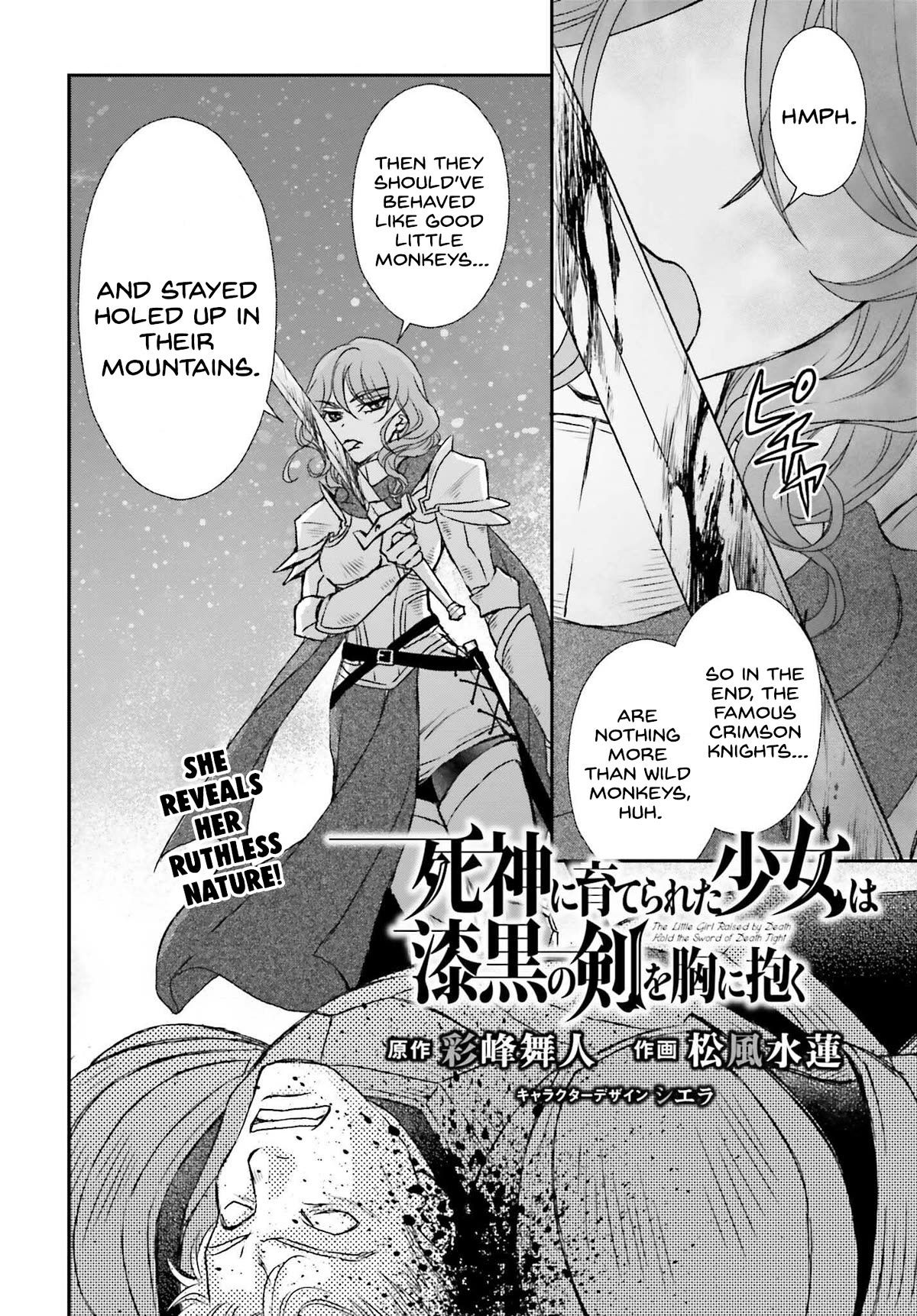 Shinigami ni Sodaterareta Shoujo wa Shikkoku no Tsurugi wo Mune ni Idaku Chapter 44 2